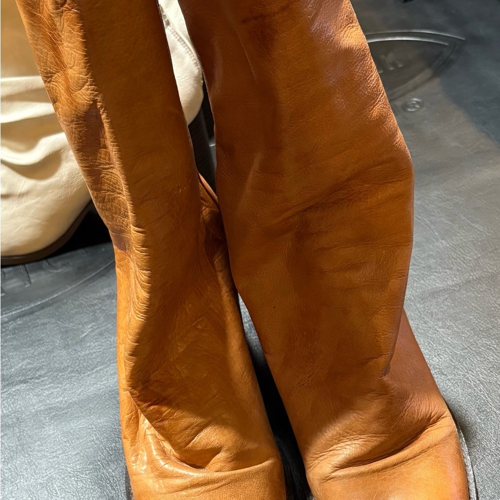 Free People Brown Leather Boots